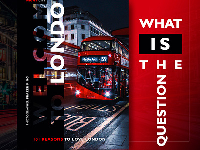 Night City What is the question banner banner design design graphic design publishing typography