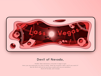 Devil of Nevada,Las Vegas america american branding demon devil flat gambling gaming illustration las vegas money play ui ux vector wager web 平面