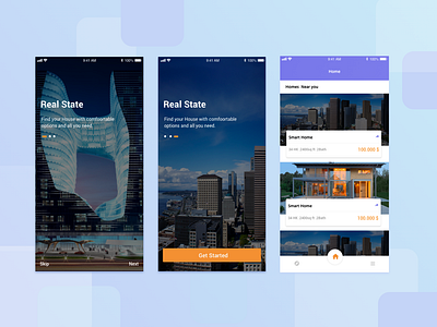 Real state UI Design app design real state ui uiux ux
