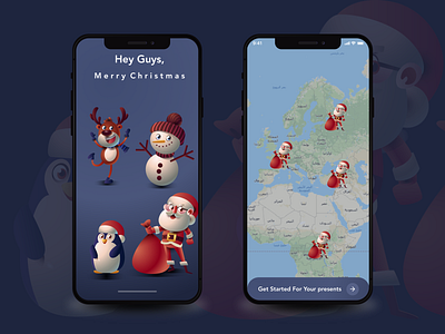 Merry Christmas christmas design happy new year illustration merrychristmas new year ui ux website