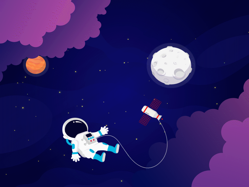 Space by Nick Surmava on Dribbble