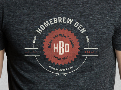 Homebrew Den Shirt Mock badge beer home brew shirt