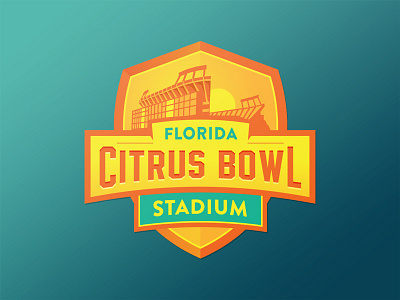 Florida Citrus Sports Logo citrus bowl florida logo look ma no textures sports logo stadium logo