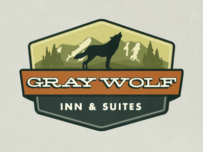 Gray Wolf Inn & Suites hotel inn logo yellowstone