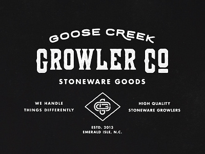 GCG005 - Goose Creek Growler Company Logo