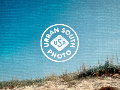 Urban South Photo stamp badge circle logo photo photography stamp