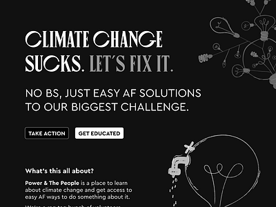 WIP climate change solutions project