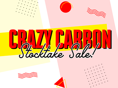 Crazy Carbon Stocktake Sale! v2 80s australia branding climatechange design renewable energy retro design sustainability vector