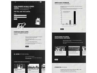 Climate Impact (landing page) australia climate change climatechange css grid design melbourne renewable energy sustainability sydney typography webdesign webflow