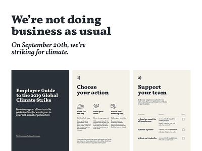 We’re not doing business as usual australia climate change climate strike climatechange design figma renewable energy sustainability typography