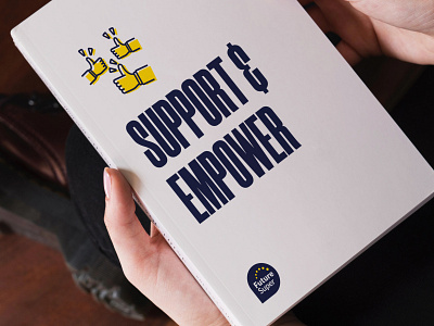 Future Super Value: Support & Empower australia branding design illustration melbourne renewable energy sustainability typography