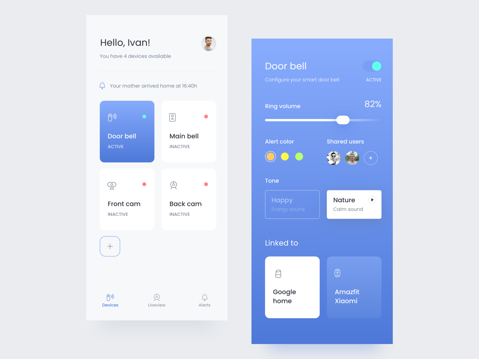 Door Bell Mobile App By Ivan Vidal On Dribbble