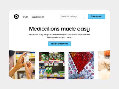 Meddy Pharmaceutical Store branding design pharmacy ui web design