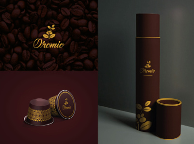 oromio - Branding and packaging branding cafe cafe logo design logo logotype packagedesign packaging