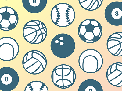 ball sports ball creative design art digital digital illustration minimalist pastel sports sports design
