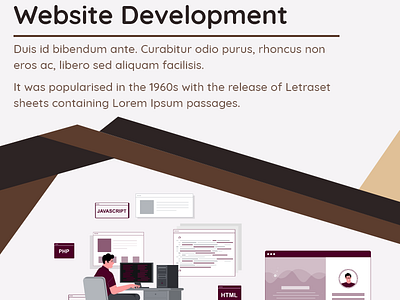 Flyer website development