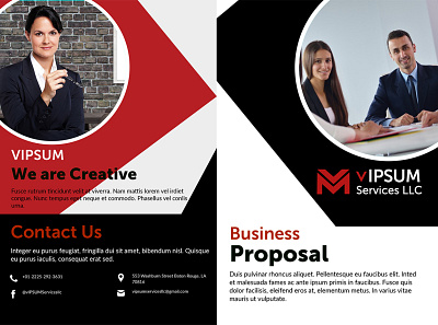 Business Proposal branding design graphic design typography ui vector
