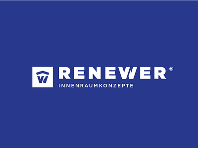 Renewer Logo Design brand identity branding corporate design design flat illustration lettering logo logodesign typography