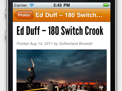 180 Switch Crook ios skateboarding