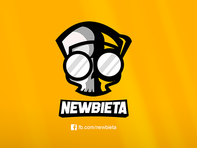 Newbieta LOGO 2020 branding design doraemon esports facebook gamer gaming gold illustration logo newbie nobita philippines skull stream streamer vector yellow