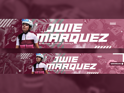 Rowie Marquez (Cyclist Youtuber) Youtube Banner