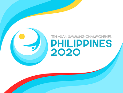 11TH Asian Swimming Championships - PHILIPPINES 2020 2020 academy asian asian games athlete branding championship concept design event games illustration logo philippines sports swimming vector water wave