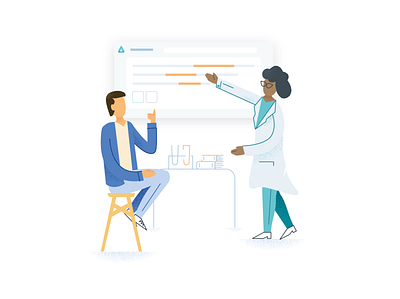 Doctors, desk app branding design doctor feature illustration logo platform software ui ux