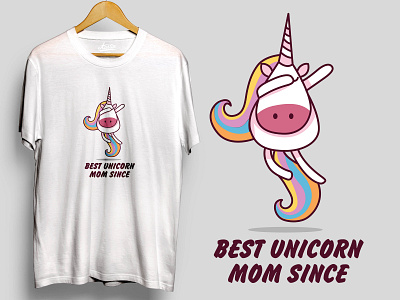 Unicorn illustration, tshirt design