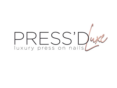 Press d Luxe Logo branding branding design design illustration logo logo design minimal type typography vector