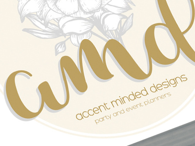 Accent Minded Designs branding branding design business card design illustration logo logo design type typography vector