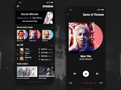 Music App ui ux 向量 品牌 商标 应用 设计