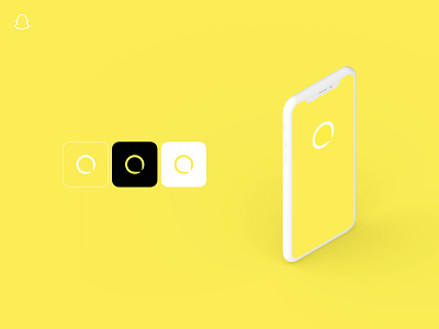 Snapchat One Hour Challenge 📷 black brand design branding camera iphone lense logo message snapchat speech bubble white yellow
