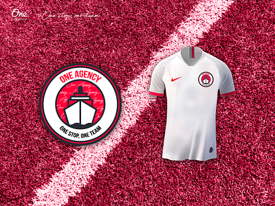 Footballs Back! - One Agency FC agency badge football football club football kit football logo nike nike kit one red white