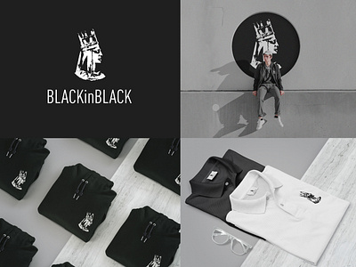 Logo design for BLACKinBLACK Wear