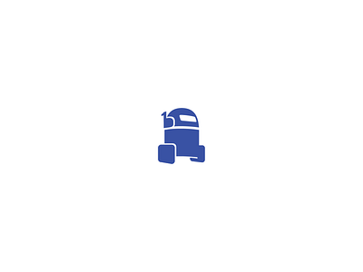 If R2D2 Has a Brother branding icon illustration logo r2d2 robot rocket scifi spacex starwars vector