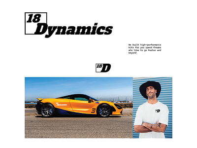 18 Dynamics automotive branding carbonfiber cars copywriting freelance graphic design logo monogram turbo vector