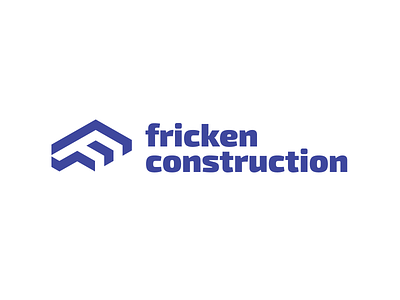 Fricken Construction bowo456 branding design freelance graphic illustration logo monogram vector