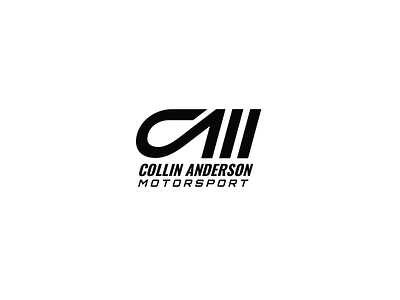 Collin Anderson Motorsport bold bowo456 branding design engine fast freelance graphic logo monogram motorsport racing strong vector
