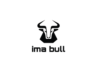 yes, you know what i am branding bull clean contemporary design fitness flatlogo horn illustrator logo logodesign logomark logotype mark minimal moden logo monotype timeless type