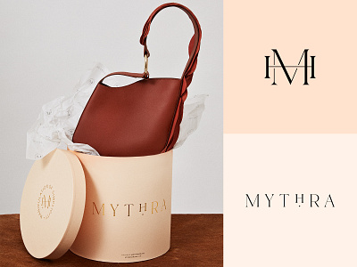 Branding & Packaging Design for Mythra 👝 bag branding fashion identity logo monogram packaging