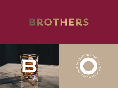 Brothers1801 alcohol branding club design logo redesign typography whiskey