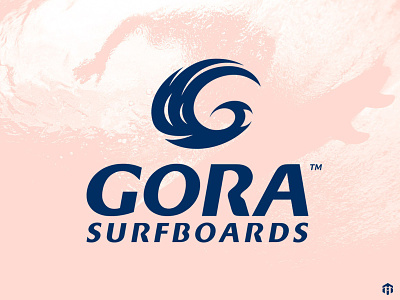 GORA Surfboards logo | Modern G letter logo | Surf/Surfing logo