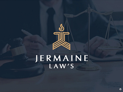 JL Lawyer logo | lawfirm logo | law logo design