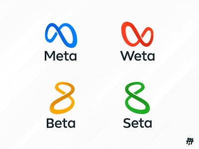 META logo exploration | Meta | Weta | Beta | Seta | Modern logo