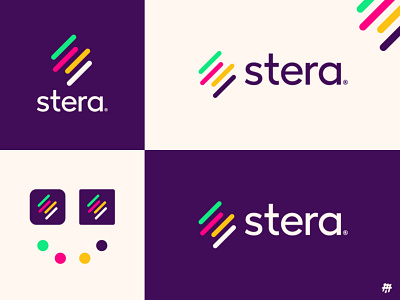 stera | modern initial s logo branding clean clever creative initial letter initial letter s logo initial logo inspiration lineart logo logomark logotype minimalistic modern monogram mtidesign s logo slack symbol unique