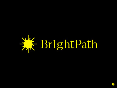 BrightPath | sun logo design | sunshine