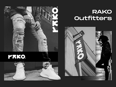 RAKO® Outfitters Logo design Dribbble