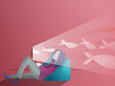 Fish documentary design illustration nature vector illustration