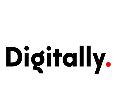 Digitally Interactive Logo branding design digitally icon logo