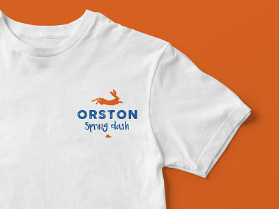 Orston Spring Dash Tshirt Mockup branding illustration logo design typography